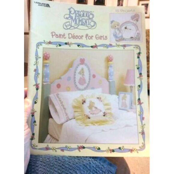 Precious Moments Paint Decor For Girls Painting Craft Book-15 Projects - Picture 1 of 8